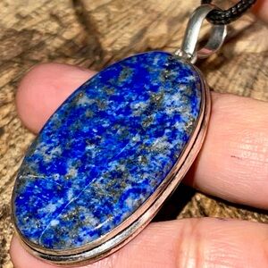 Lapis Lazuli Pendant 2 1/4”